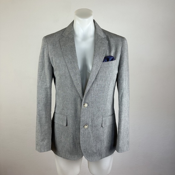 J.Crew Linen Ludlow Jacket Size US 38S - Picture 1 of 9
